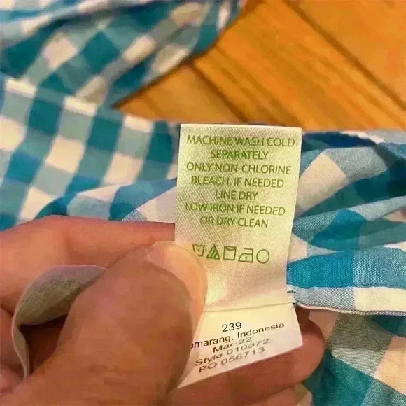 Lilly Pulitzer Women's Blue Check Sarafina Short Sleeve Blouse Size 6 - Picture 5 of 9